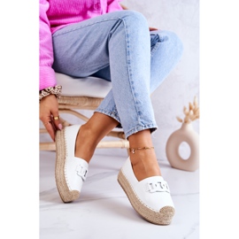 FB2 Espadrilles classiques sur la plate-forme blanche Julianne 6