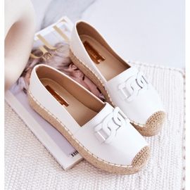 FB2 Espadrilles classiques sur la plate-forme blanche Julianne 7
