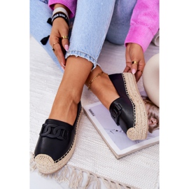 FB2 Espadrilles classiques sur plateforme noire Julianne 1