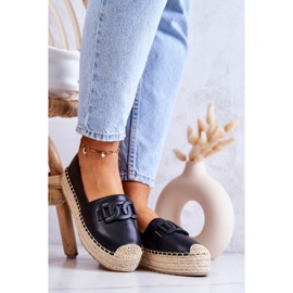 FB2 Espadrilles classiques sur plateforme noire Julianne le noir 2