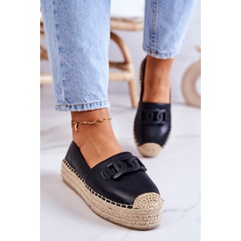 FB2 Espadrilles classiques sur plateforme noire Julianne le noir 4