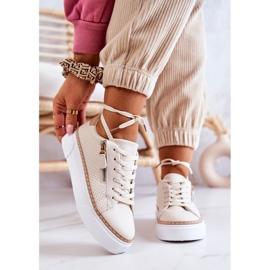 FB2 Chaussures De Sport Sur La Plateforme Beige Louis 2
