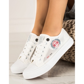 Baskets Big Star pour femme JJ274A253 blanche 1