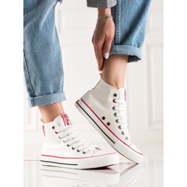 Baskets montantes Big Star JJ274127 blanc 1