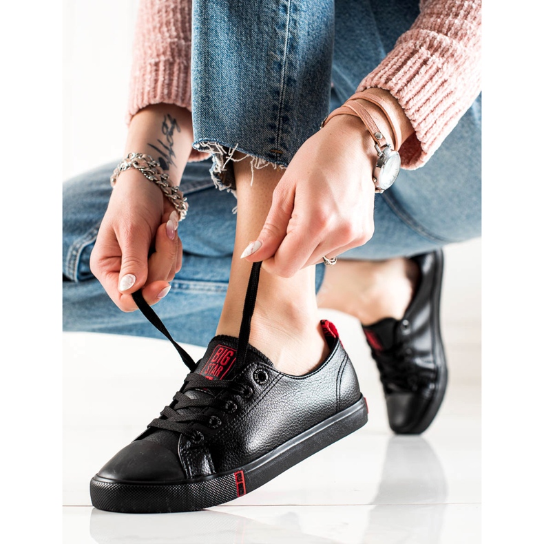 Baskets femme Big Star GG274007 noir 1