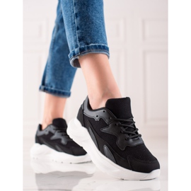 Ideal Shoes Baskets classiques le noir 2