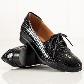 W. Potocki Élégantes chaussures à lacets Potocki noir 1