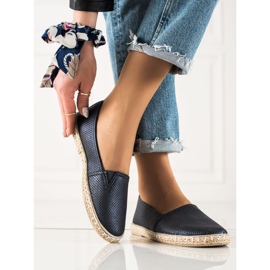 TRENDI Espdryle confortable avec cuir écologique bleu marine 1