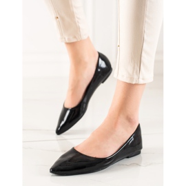 Encor Ballerine Laquée Au Spitz le noir 2
