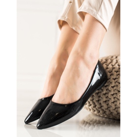 Encor Ballerine Laquée Au Spitz le noir 1