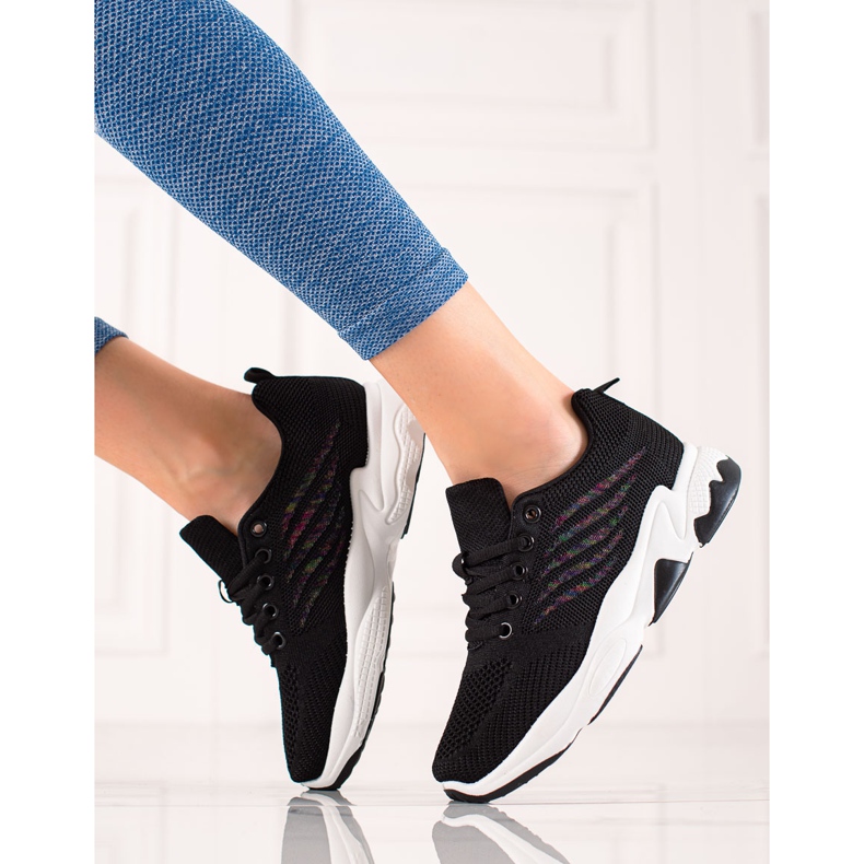 TRENDI Chaussures de sport Baskets noir 1