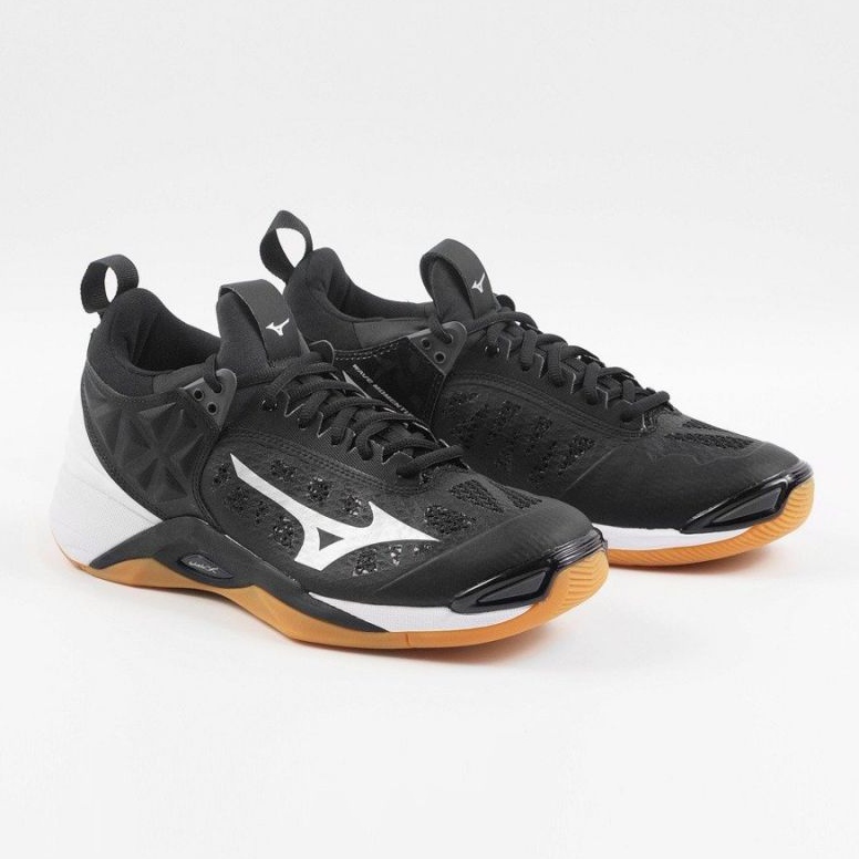 Chaussures de volley Mizuno Wave Momentum 204 M HS-TNK-000011235 noir noir 1