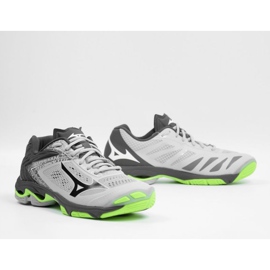 Mizuno Wave Lightning Z5 M V1GA190037 chaussures de volley-ball gris nuances de gris 2 Mizuno Wave Lightning Z5 M V1GA190037 chaussures de volley-ball gris nuances de gris 2