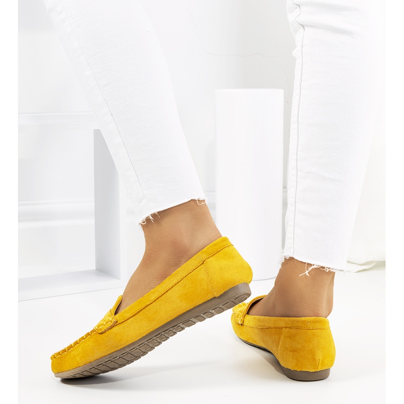 Mocassins femme Nieves jaune 1
