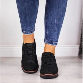 Chaussures en cuir compensées Filippo W PAW68A noir le noir 4