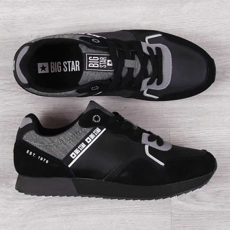 Chaussures de sport Big Star JJ174145, noires le noir 2