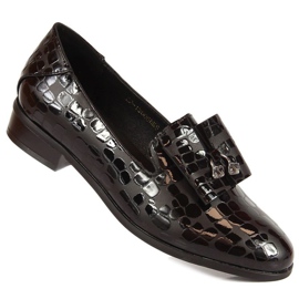 Chaussures laquées noires W.POTOCKI W WOL46 le noir 1