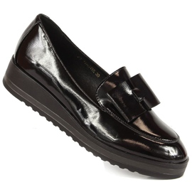 Chaussures laquées sur des quartiers w.potocki wol49 noir le noir 1