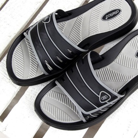 Atletico M ATC204A chaussons en caoutchouc noir le noir 4