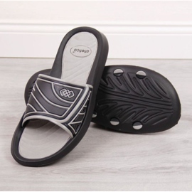 Atletico M ATC207A chaussons de piscine noir le noir 2