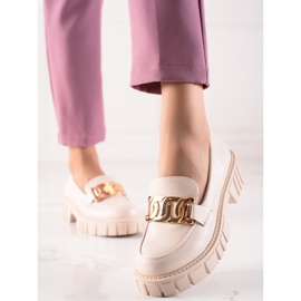 Seastar Mocassins mode crème beige multicolore 1