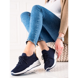 Renda Chaussures de sport confortables bleu marine 1