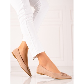 Seastar Ballerines en daim avec ornement beige 3