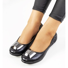 BM Ballerines noires sur le coin Sofia le noir 1