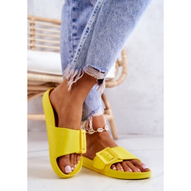 Chaussons Femme Big Star avec Boucle FF274A392 Jaune 2