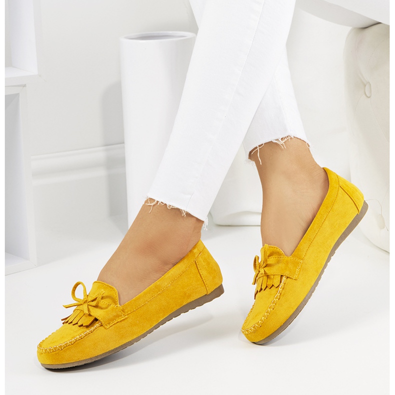 Medrano Jaune Mocassins 1