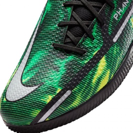 Nike Phantom GT2 Academy Df Sw Ic M DM0720 003 chaussures de football vert, multicolore vert 4