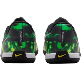 Nike Phantom GT2 Academy Ic Sw Jr DM0749 003 chaussures de football le noir vert vert 3