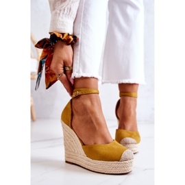FM1 Nemeira Espadrilles Jaunes Sur Compensées 1