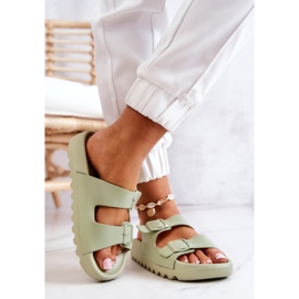 PS1 Tongs en caoutchouc sur la plate-forme verte Westie 2