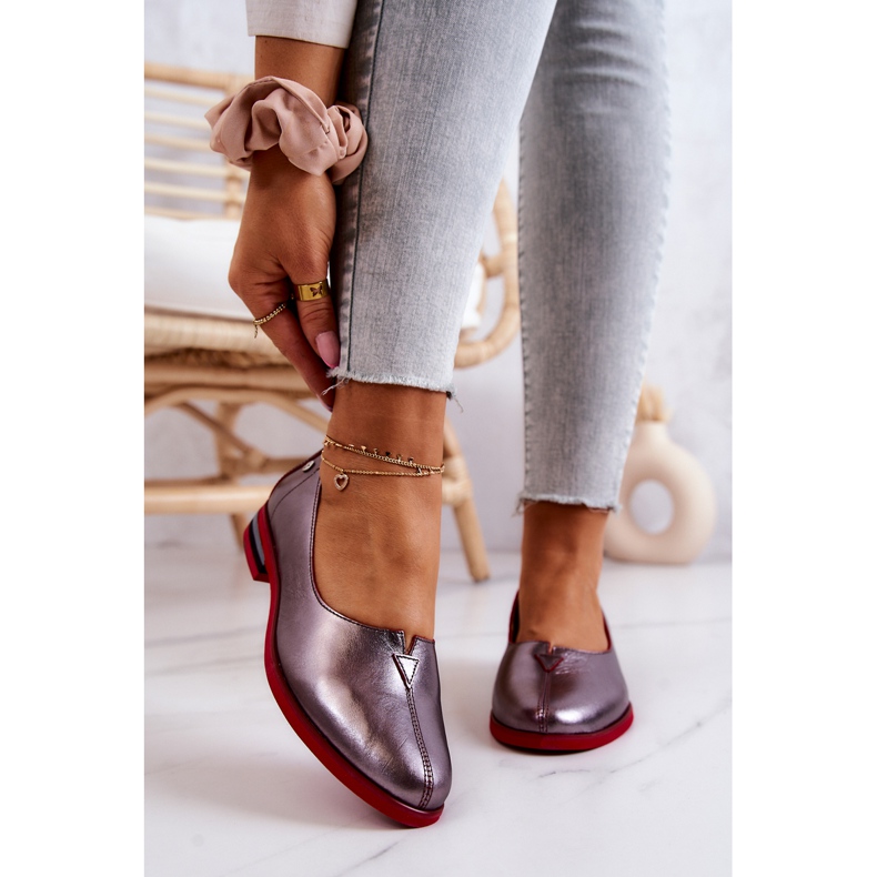 Chaussures en cuir Maciejka Argent 05035-42 multicolore 2