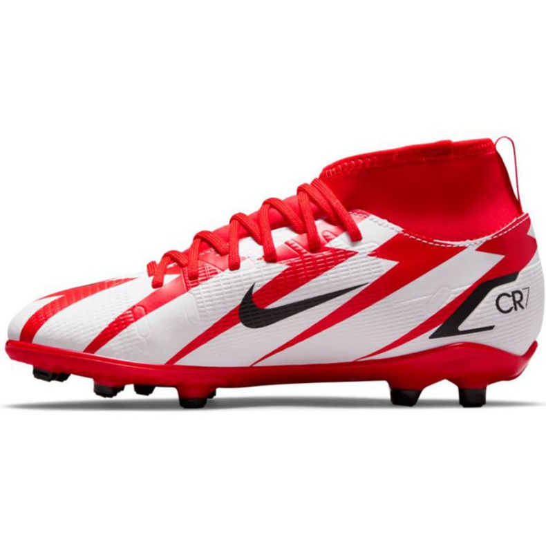 Nike Mercurial Superfly 8 Club CR7 Mg Jr DB0926 600 chaussures de football multicolore blanche 1