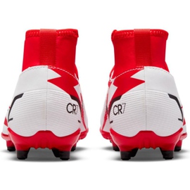 Nike Mercurial Superfly 8 Club CR7 Mg Jr DB0926 600 chaussures de football multicolore blanche 3