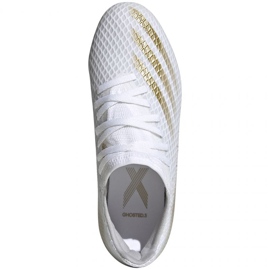 Chaussures de foot Adidas X GHOSTED.3 Fg Jr EG8210 blanc blanc 1
