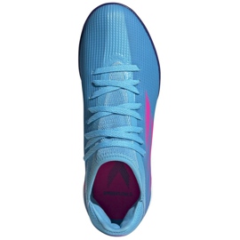 Chaussures Adidas X Speedflow.3 Tf J Jr GW7513 bleu bleu 2