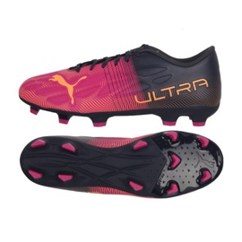 Chaussures Puma Ultra 4.4 FG/AG M 106700 03 violet, noir noir 1