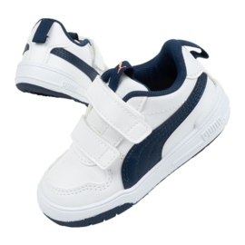 Puma Multiflex Jr 380741 07 blanc bleu marine 1
