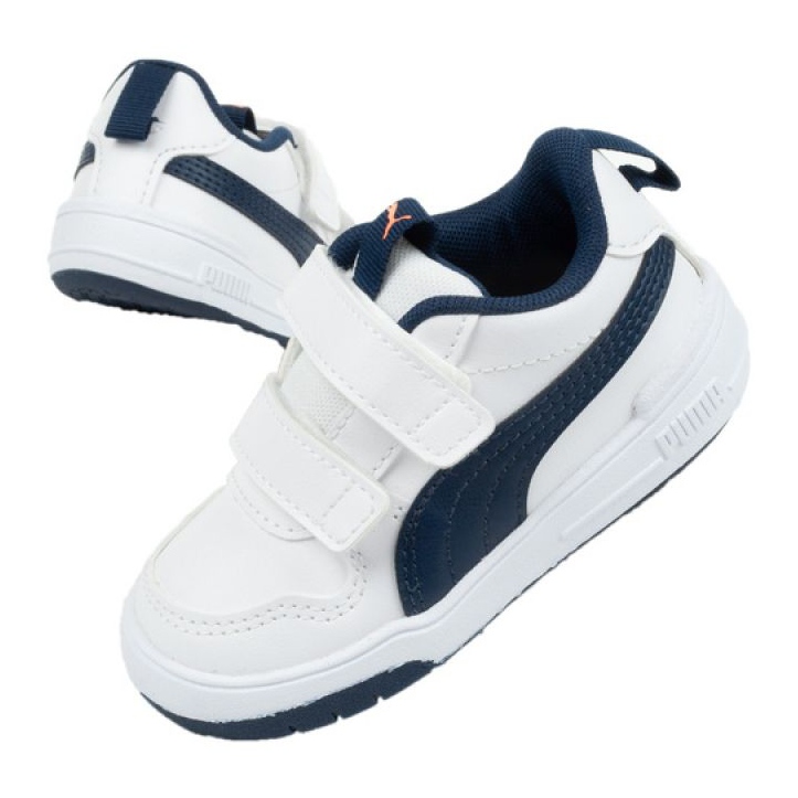Puma Multiflex Jr 380741 07 blanc bleu marine 1