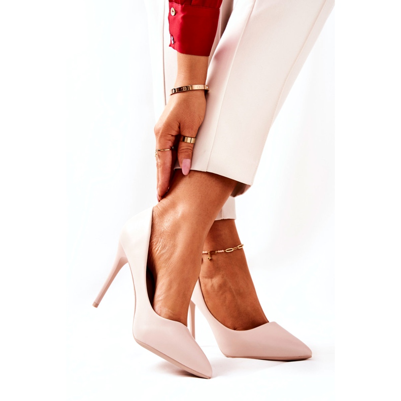 WS1 Escarpins En Cuir En Spitz Beige Hanne 3 WS1 Escarpins En Cuir En Spitz Beige Hanne 3