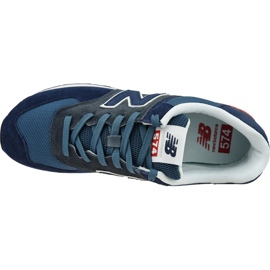Chaussures New Balance M ML574EAE bleu 2