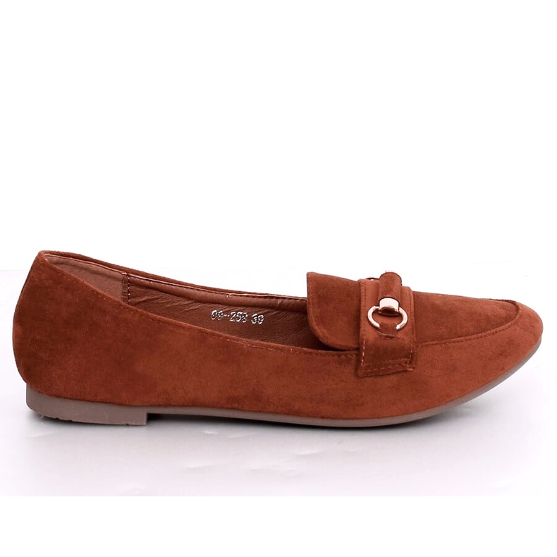 Mocassins femme brique 99-259 D.ORANGE brun 1