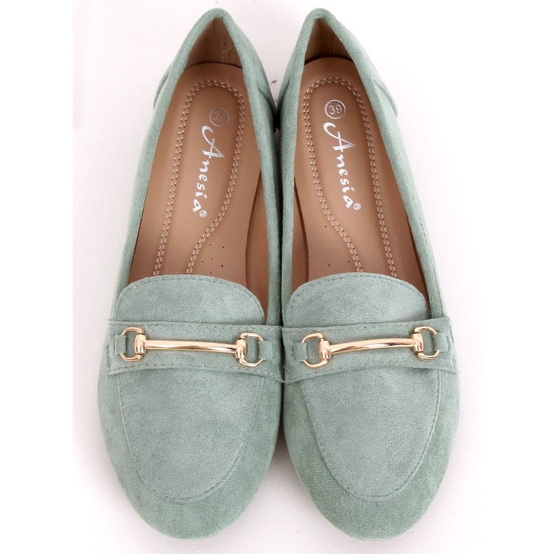 Vert Mocassins Femme 88-385 Vert 2