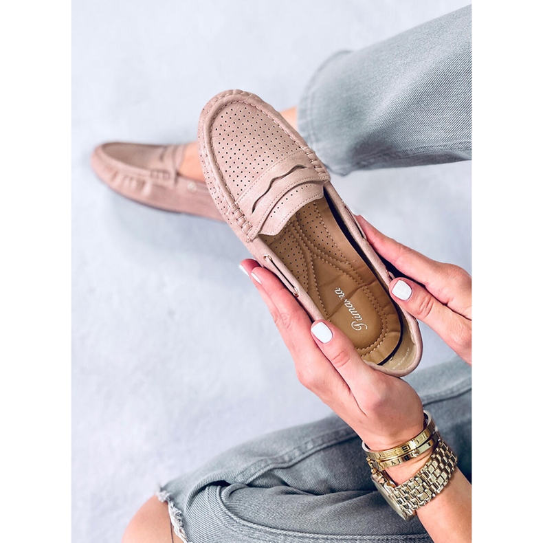 Mocassins femme Minori Rose 2 Mocassins femme Minori Rose 2