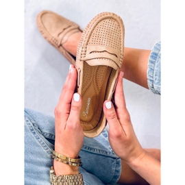 Mocassins femme Minori Beige 1