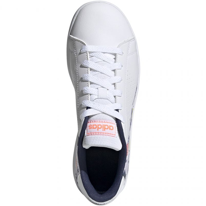Chaussures Adidas Advantage K Jr EG2000 blanc 1