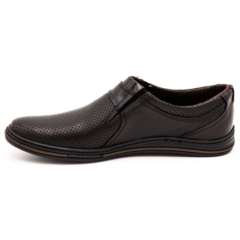 Polbut Chaussures en cuir pour hommes 362 performance kabir noir 1